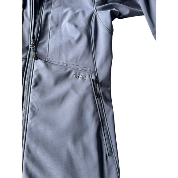 5.11 Tactical Atlas Jacket Women's Sz S Twilight Blue Soft Shell Jacket - Picture 6 of 12